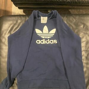 Adidas Men's Blue Sweater